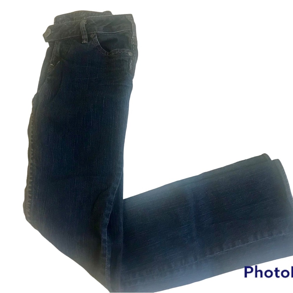 Silver Tuesday Low-Rise Bootcut Jeans, Size 0